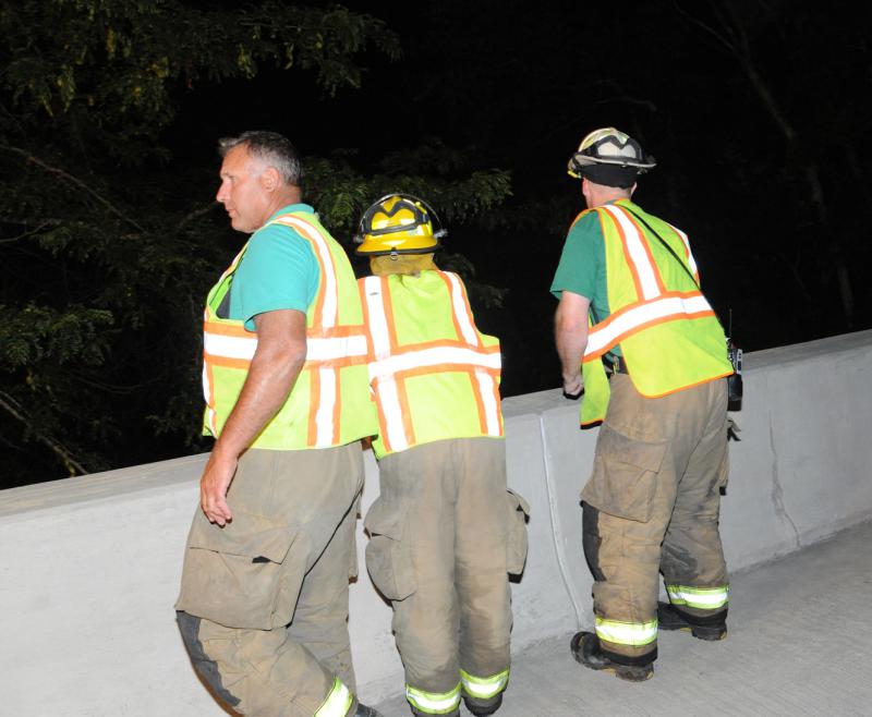 Truck into creek near intersection of Ridge and Bentz Mill Road on Friday, July 24.