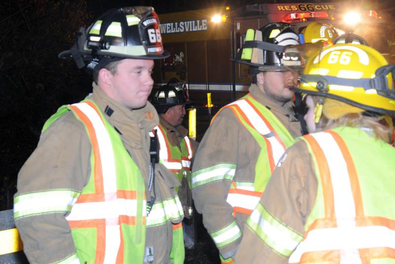 On Friday night, November 27, 11:36 p.m., a driver lost control and ran into a telephone pole near the intersection of Harmony Grove Road and Detters Mill Road, Warrington Township, becoming entrapped.    Dover Townhip, Wellsvile Fire Company, Dover Ambulance, fire police and Pa. State Police were on the scene.  On person was taken to an area hospital.