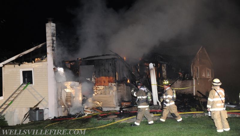 House fire in Newberry Township Thursday morning, July 7.  Photos by Curt Werner