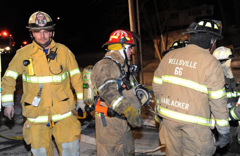 House fire on Old York Road, Friday, Feb. 27, 2015.