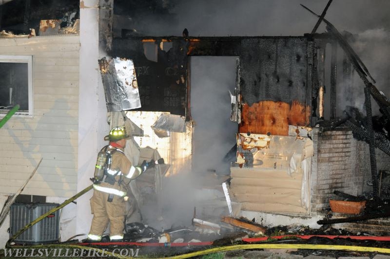 House fire in Newberry Township Thursday morning, July 7.  Photos by Curt Werner