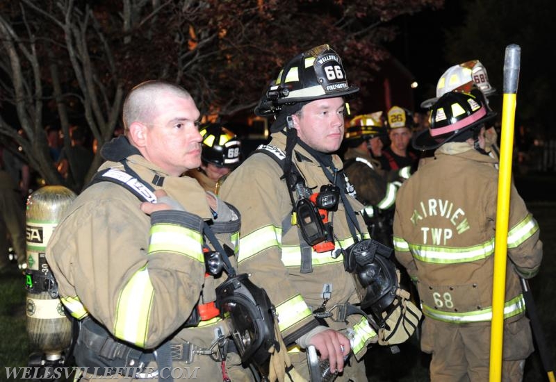 House fire in Newberry Township Thursday morning, July 7.  Photos by Curt Werner