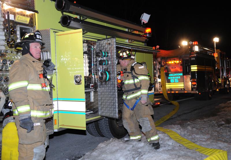 House fire on Old York Road, Friday, Feb. 27, 2015.