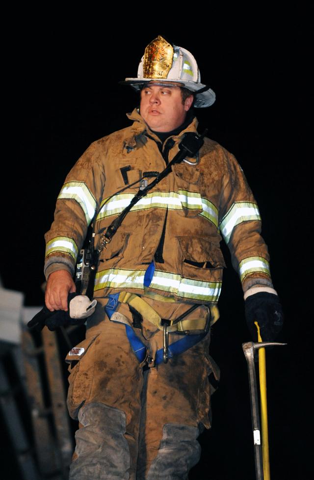 Chimney Fire on Big Rock Drive, Tuesday, November 5. Photos by Curt Werner