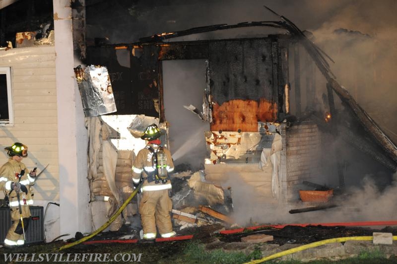 House fire in Newberry Township Thursday morning, July 7.  Photos by Curt Werner