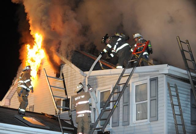 Chimney Fire on Big Rock Drive, Tuesday, November 5. Photos by Curt Werner