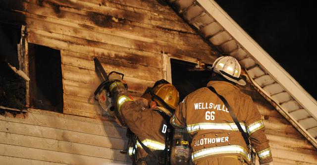 Chimney Fire on Big Rock Drive, Tuesday, November 5. Photos by Curt Werner