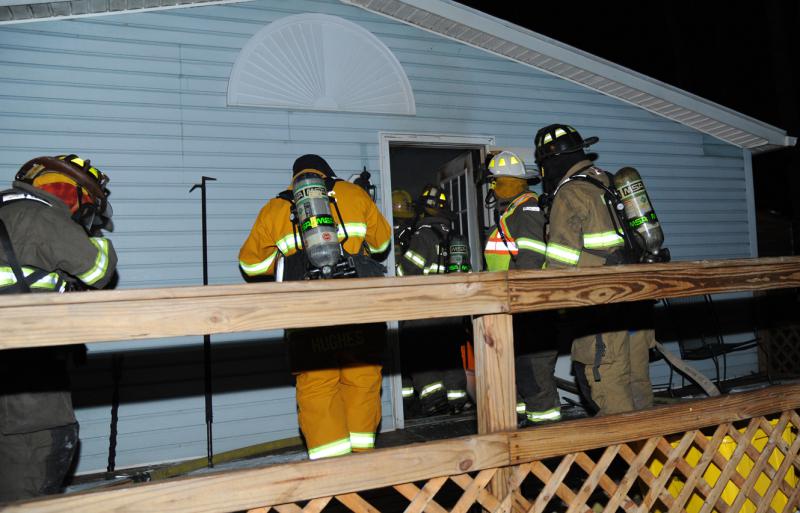 House fire on Old York Road, Friday, Feb. 27, 2015.