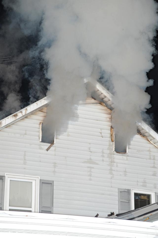 Chimney Fire on Big Rock Drive, Tuesday, November 5. Photos by Curt Werner