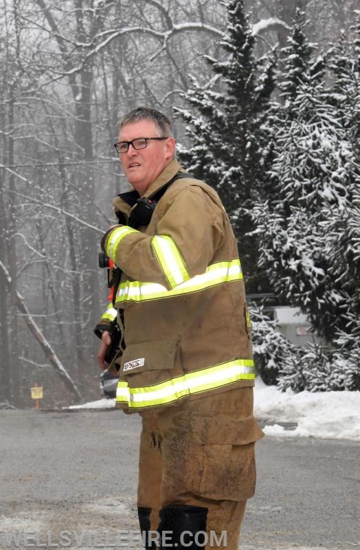 Friday, January 18, truck fire in garage on Zeigler road.  photos by curt werner