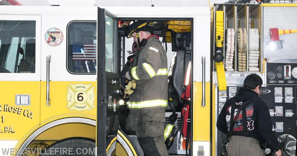 Friday, January 18, truck fire in garage on Zeigler road.  photos by curt werner