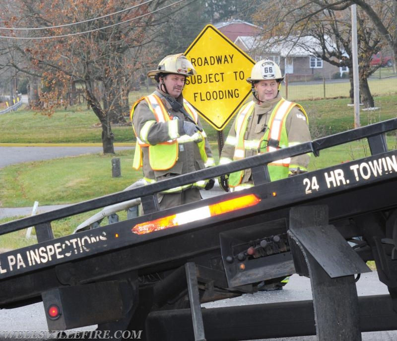 On Monday morning, November 28, 9:52 a.m., two vehicles collided at the intersection of Harmony Grove Road and Detters Mill Road, Warrinton Township.  photos by Curt Werner