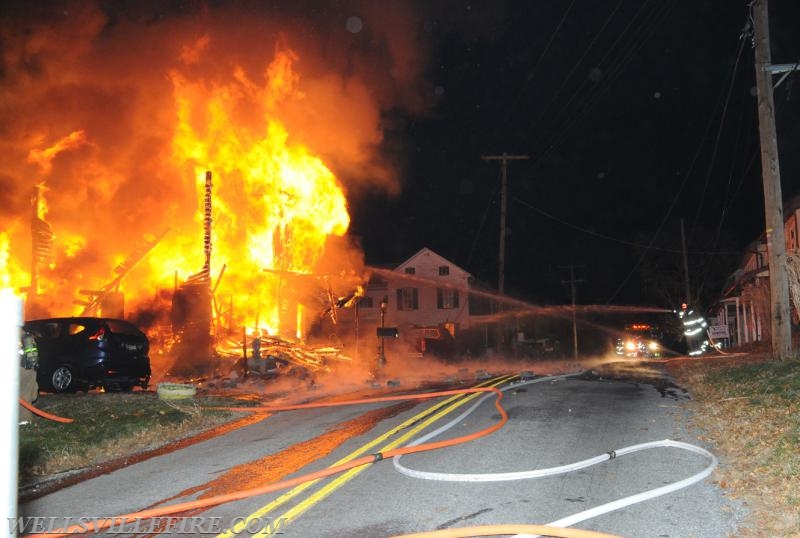 Fire on Bentz Mill Road, Kralltown on Wednesday, November 23.  Photos by Curt Werner
