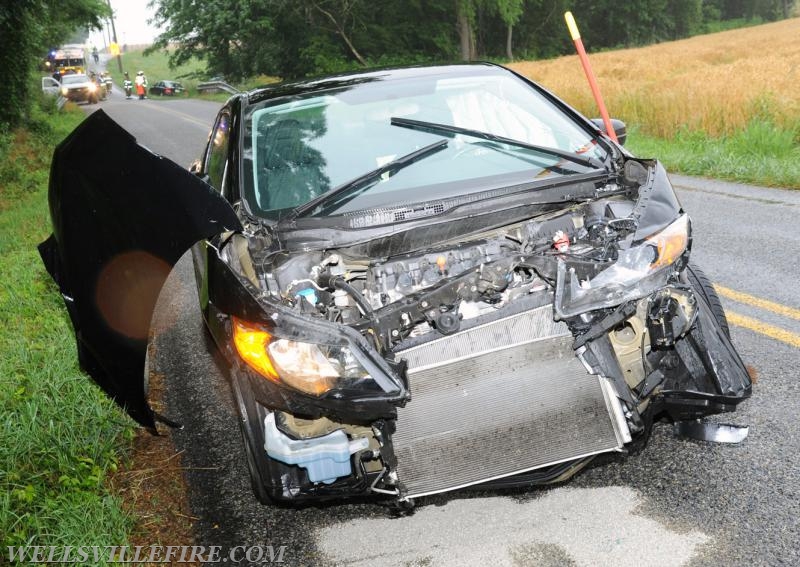 Wreck at intersection of Kralltown Road and Ridge Road on Friday, June 23.