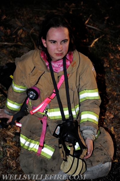 Fire on Bentz Mill Road, Kralltown on Wednesday, November 23.  Photos by Curt Werner
