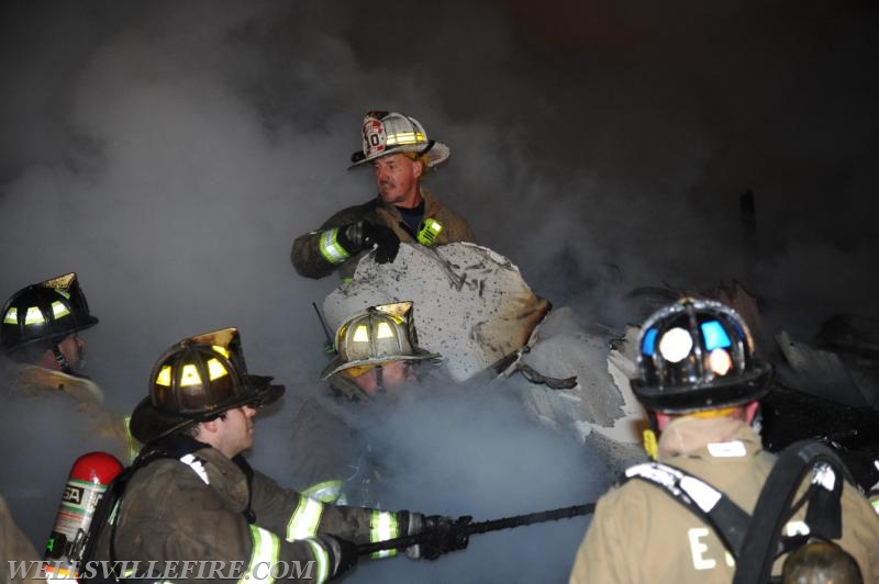 Fire on Bentz Mill Road, Kralltown on Wednesday, November 23.  Photos by Curt Werner