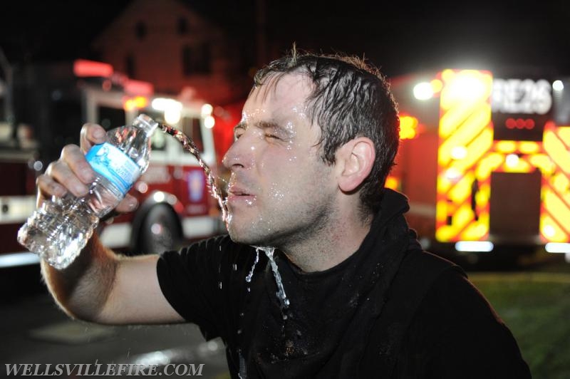 Fire on Bentz Mill Road, Kralltown on Wednesday, November 23.  Photos by Curt Werner