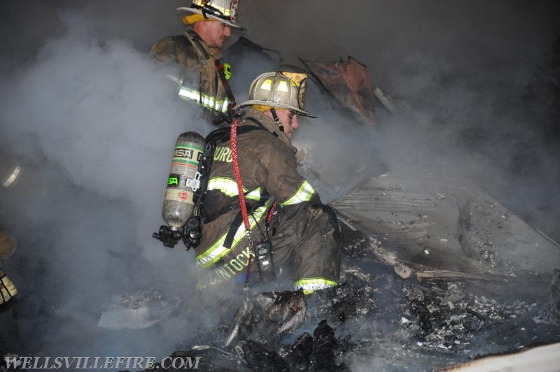 Fire on Bentz Mill Road, Kralltown on Wednesday, November 23.  Photos by Curt Werner