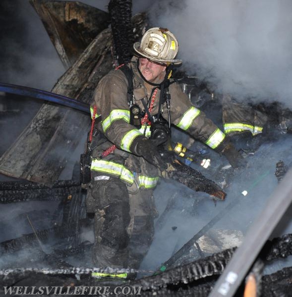 Fire on Bentz Mill Road, Kralltown on Wednesday, November 23.  Photos by Curt Werner