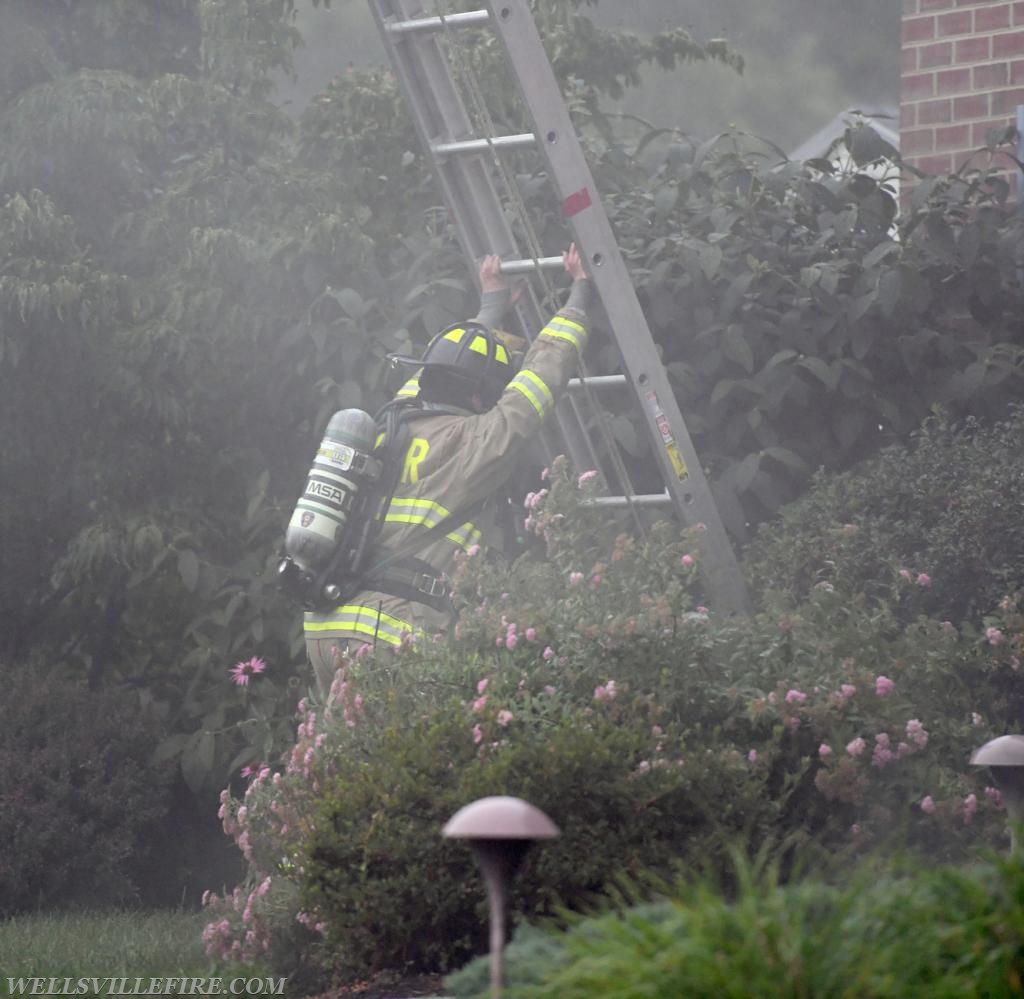 House struck by lightning on Mt Zion Road first week of July.  photos by curt werner