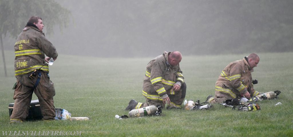 House struck by lightning on Mt Zion Road first week of July.  photos by curt werner