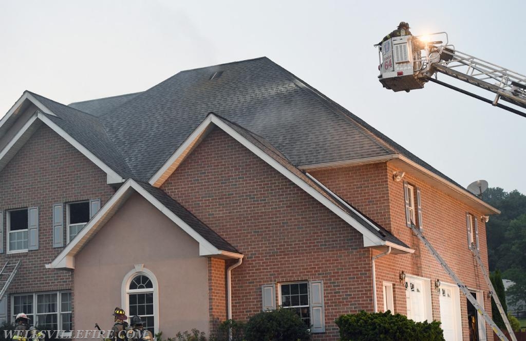 House struck by lightning on Mt Zion Road first week of July.  photos by curt werner