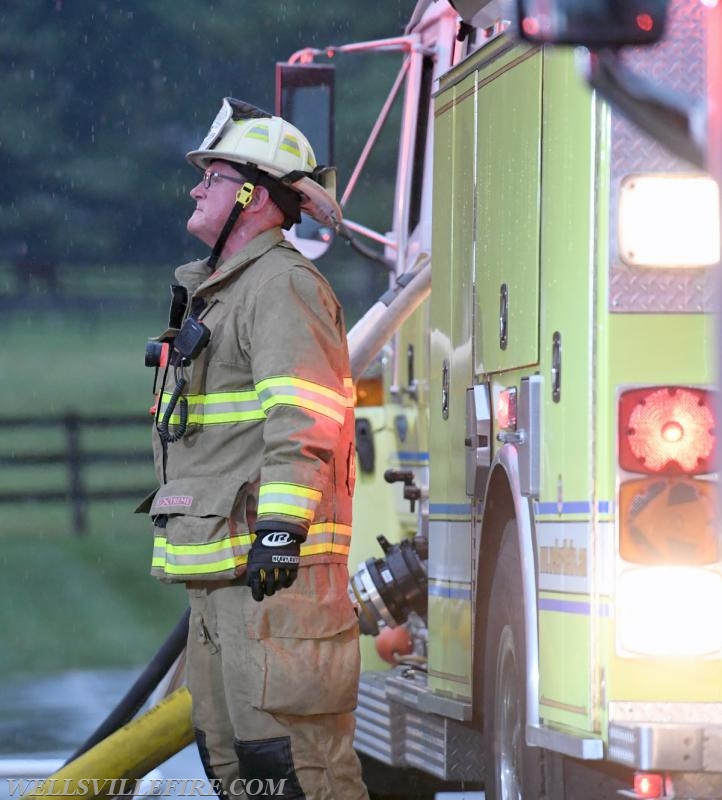 House struck by lightning on Mt Zion Road first week of July.  photos by curt werner