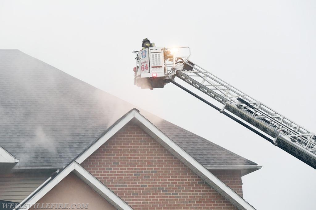 House struck by lightning on Mt Zion Road first week of July.  photos by curt werner