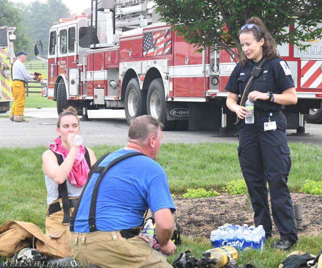 House struck by lightning on Mt Zion Road first week of July.  photos by curt werner