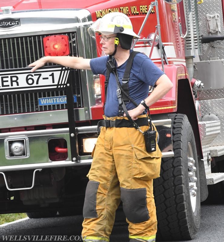 House struck by lightning on Mt Zion Road first week of July.  photos by curt werner