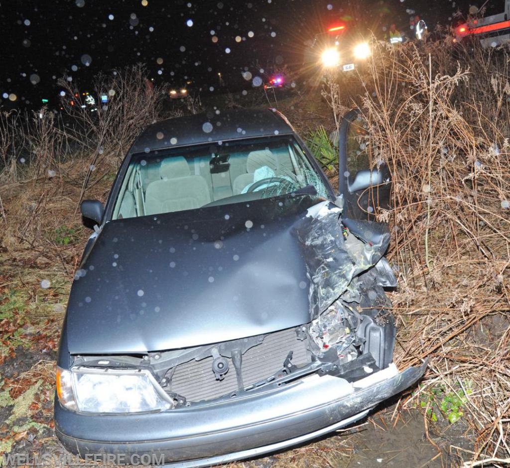 On Thursday, February 7, two vehicle crash at Old York Road and Lisburn Road. photo by curt werner