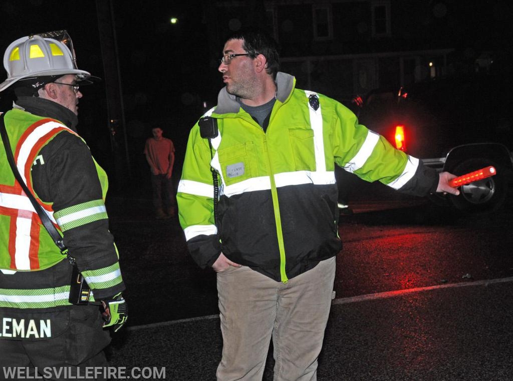 On Thursday, February 7, two vehicle crash at Old York Road and Lisburn Road. photo by curt werner