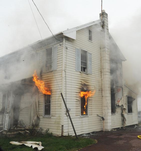 House Fire in Kralltown on Saturday, November 7, 2015.  Photos by Curt Werner