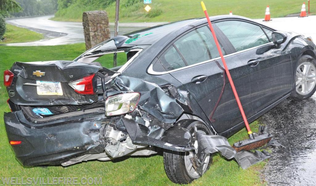 June 19, rear end collision on Old York Road. photo by curt werner