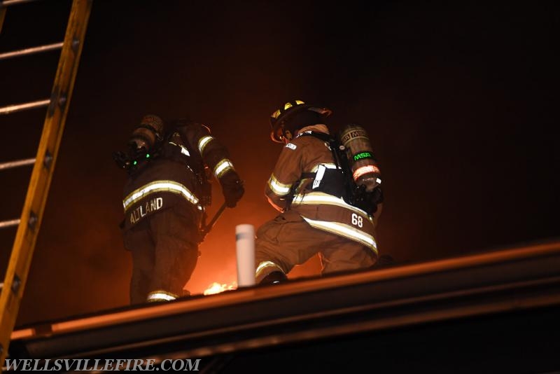 09/28/17 house fire on Old York Road, Warrington Township.  Photos by Curt Werner