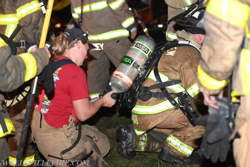 09/28/17 house fire on Old York Road, Warrington Township.  Photos by Curt Werner