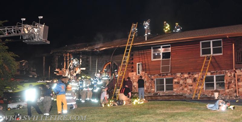 09/28/17 house fire on Old York Road, Warrington Township.  Photos by Curt Werner