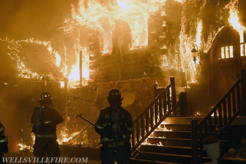 09/28/17 house fire on Old York Road, Warrington Township.  Photos by Curt Werner