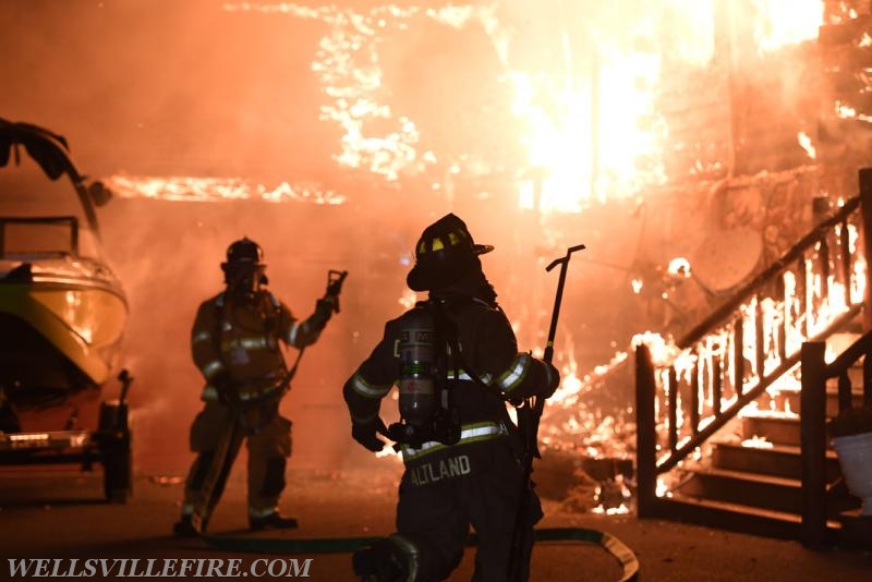 09/28/17 house fire on Old York Road, Warrington Township.  Photos by Curt Werner