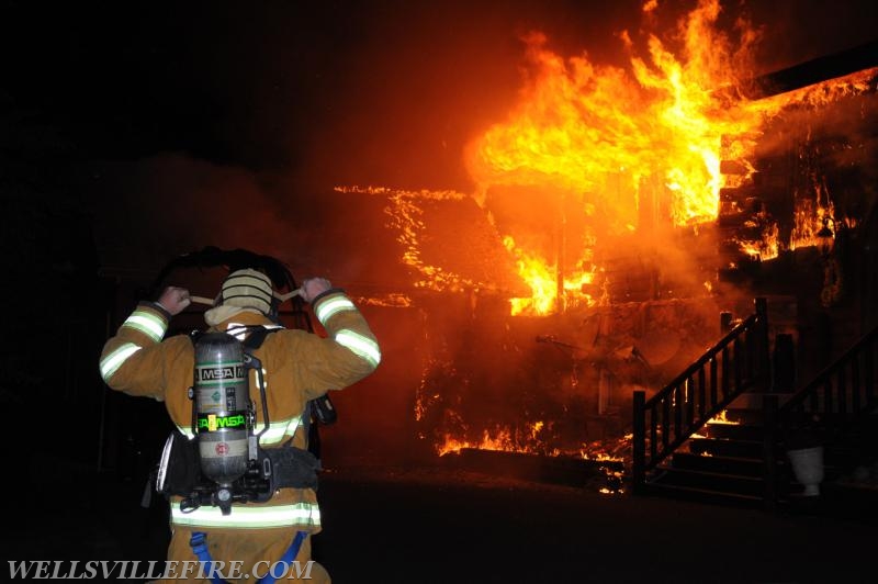 09/28/17 house fire on Old York Road, Warrington Township.  Photos by Curt Werner