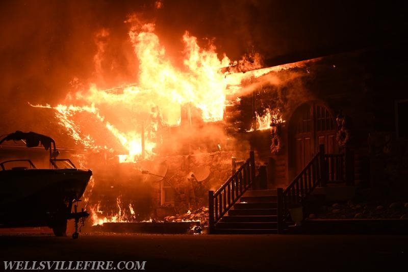 09/28/17 house fire on Old York Road, Warrington Township.  Photos by Curt Werner