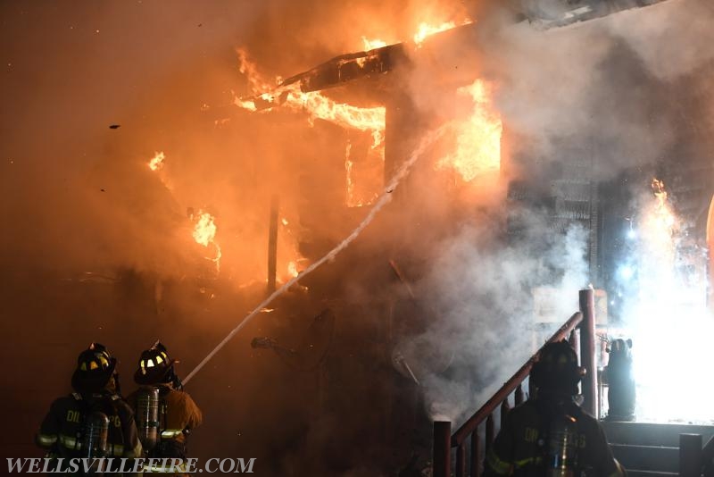 09/28/17 house fire on Old York Road, Warrington Township.  Photos by Curt Werner