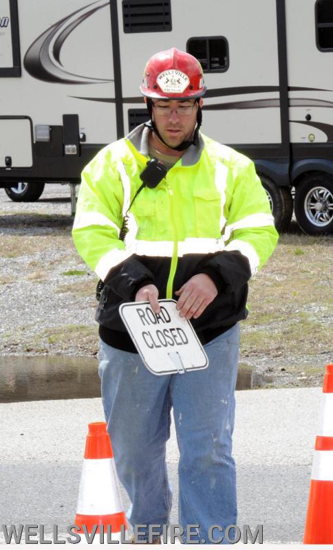 Wreck on Old York Road, Warrington Township on April 15.  photos by curt werner