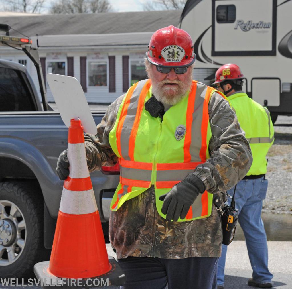 Wreck on Old York Road, Warrington Township on April 15.  photos by curt werner