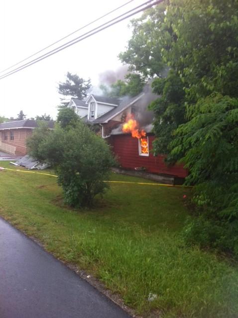 6/7/13 House Explosion @ 5032 Carlilse Rd - Dover Township - No Injuries. Photo by Tim Strayer