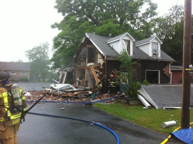 6/7/13 House Explosion @ 5032 Carlilse Rd - Dover Township - No Injuries. Photo by Tim Strayer