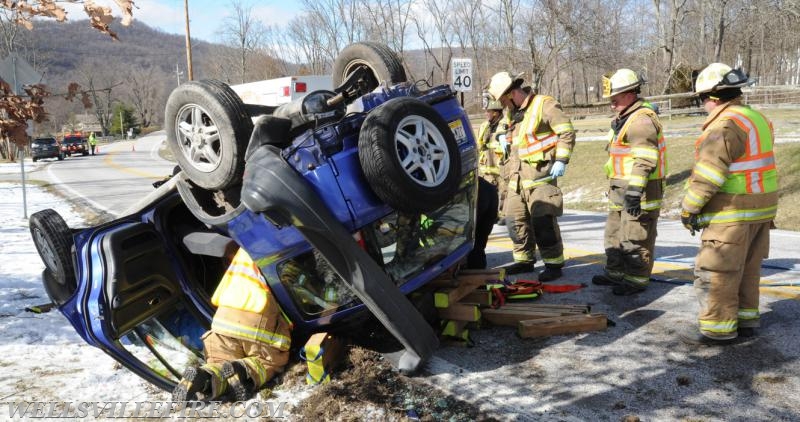 3/11/17 rollover on Pinetown Road, Warrington Township.  photos by curt werner