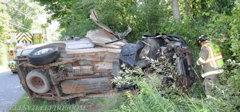 8/7/15 roll over on Poplar road. photos by Curt Werner