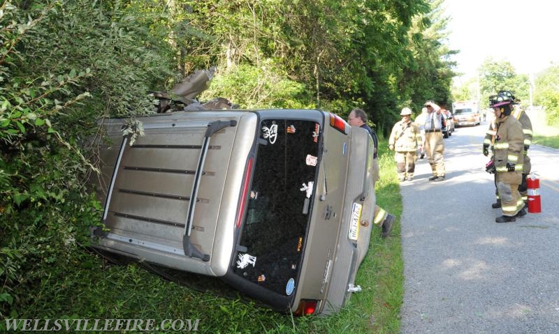 8/7/15 roll over on Poplar road. photos by Curt Werner