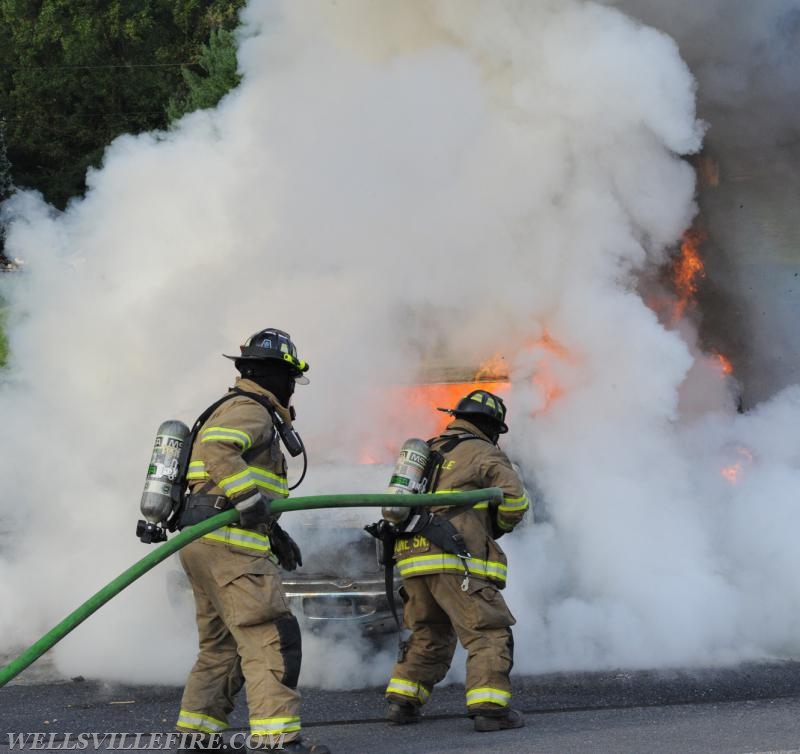 On Tuesday, September 20, 5:50 p.m., a pickup truck caught on fire of Warrington Township in the 1900 block of Old York Road.  Wellsville Fire Company responded and put the fire out.  No injuries were reported.

